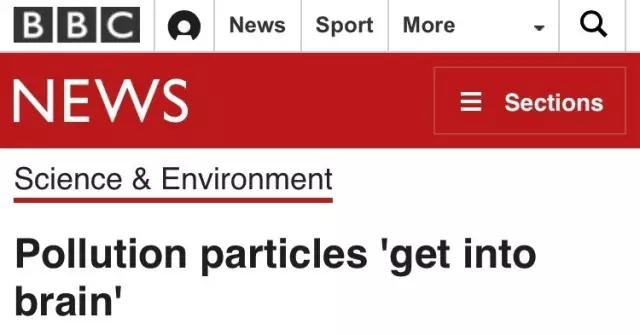 BBC已经开始呼吁“关注空气污染对于人类大脑所造成的致命损伤”了。